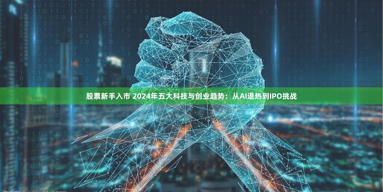 股票新手入市 2024年五大科技与创业趋势：从AI退热到IPO挑战