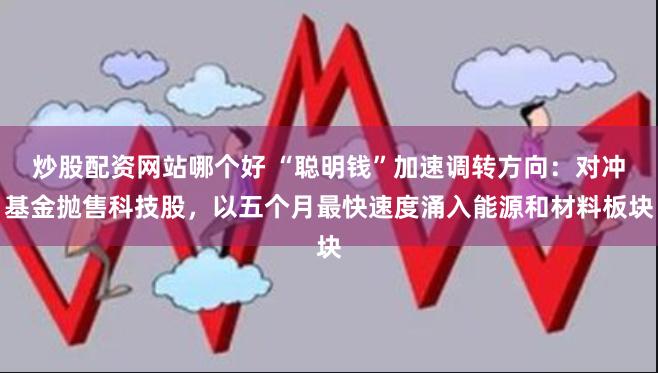 炒股配资网站哪个好 “聪明钱”加速调转方向：对冲基金抛售科技股，以五个月最快速度涌入能源和材料板块