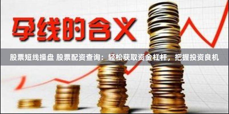 股票短线操盘 股票配资查询：轻松获取资金杠杆，把握投资良机